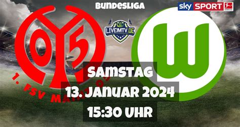 Fsv Mainz Vfl Wolfsburg Fu Ball Bundesliga Live Am