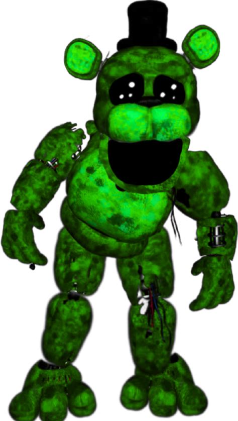 Withered Emerald Freddy By Jewscary535 On Deviantart