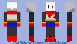 Papyrus Undertale Minecraft Skin