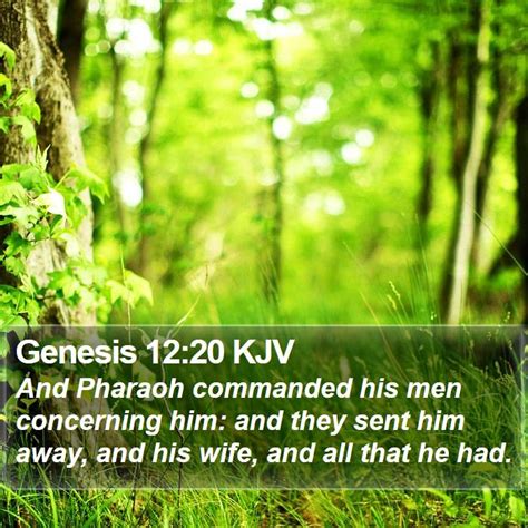 Genesis 12 Scripture Images Genesis Chapter 12 Kjv Bible Verse Pictures