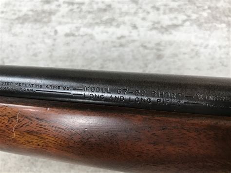 Winchester Model 67 22 Short Single Shot Bolt Action Rifle 473 Dg