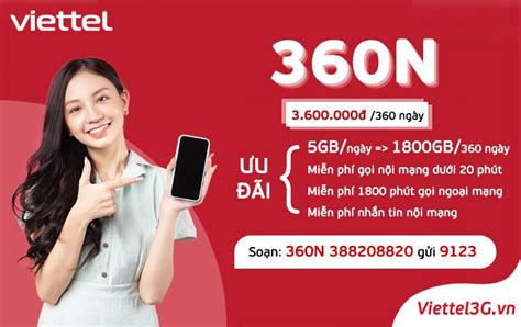 Hướng Dẫn đăng Ký Gói 360N Viettel Trọn Gói 1 Năm Viettel 3G