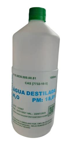 Água Destilada Dinâmica 1 Litro Pm 1801 Frete Grátis