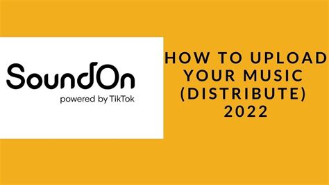 How To Distribute Your Songs With Soundon Music Distribution Free Step