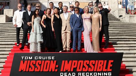 Tom Cruise Mi 7 Cast Light Up Rome For World Premiere