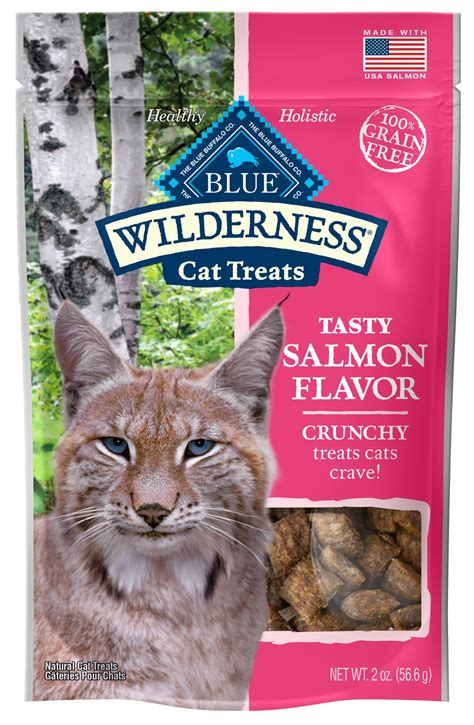 Blue Buffalo Wilderness Grain Free Crunchy Cat Treats, Salmon 2-oz - Walmart.com - Walmart.com