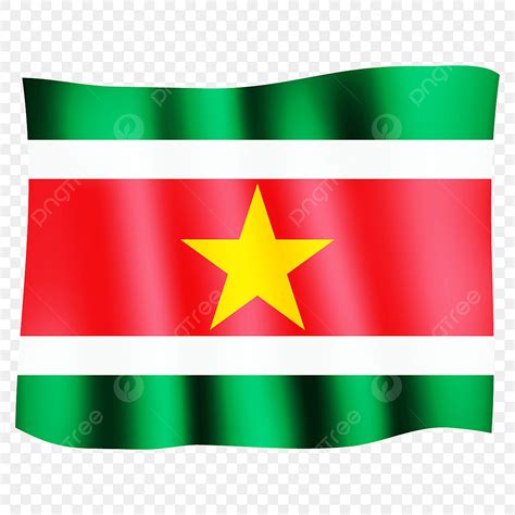 Suriname Vector Hd Png Images Suriname Flag Vector Illustration