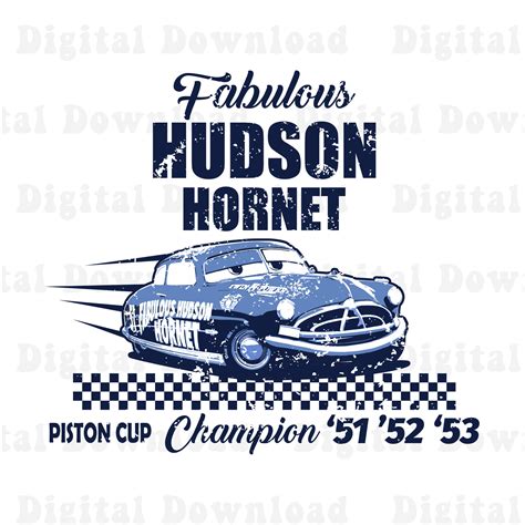 Fabuloso Hudson Hornet Png Doc Hudson Png Car Piston Cup Etsy México