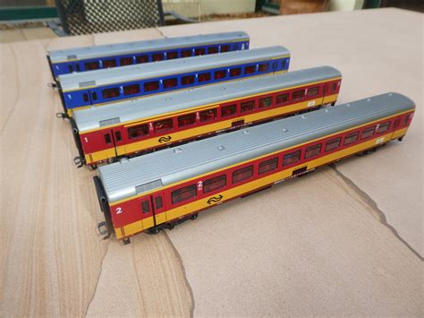 Märklin H0 4164 4262 4263 Model train passenger carriage 4 4