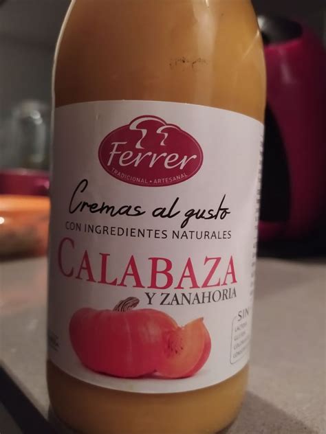 Ferrero Crema De Calabaza Y Zanahoria Review Abillion