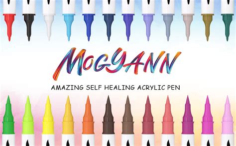 Amazon Mogyann Acrylic Paint Pens Colors Dual Tip Paint