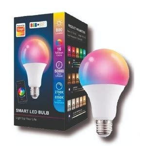 L Mpada Inteligente Bluetooth Bulbo E Rgb Smart Life Tuya Leroy Merlin