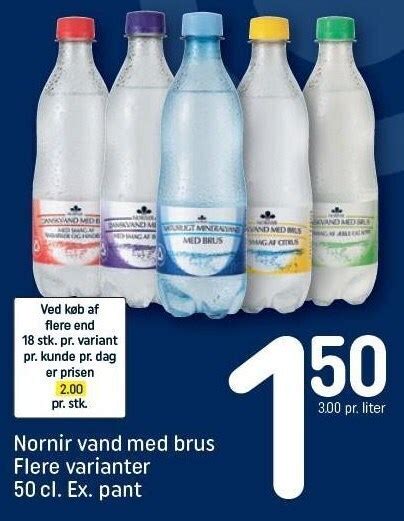 Nornir Vand Med Brus Tilbud Hos Rema