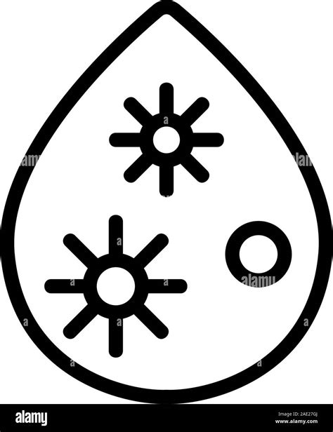 Dirty water icon vector. Isolated contour symbol illustration Stock ...