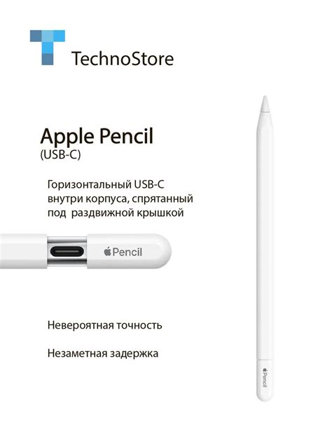 Стилус Apple Pencil (USB-C) 2023 - купить с доставкой по выгодным ценам ...