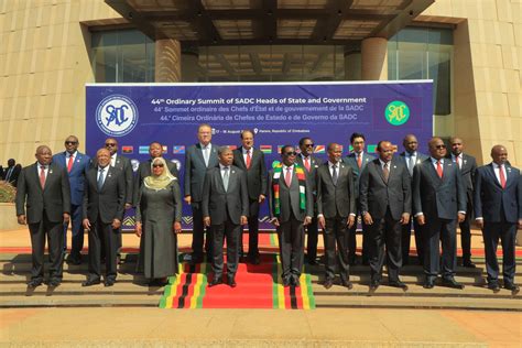 Communiqu Of The Th Ordinary Summit Of Sadc Heads Of State And