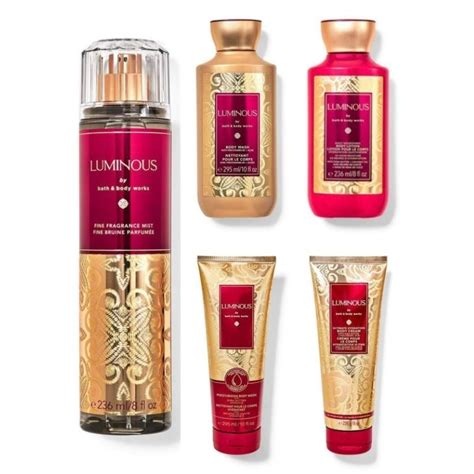 Bbw Luminous Gift Set And Body Wash Body Lotion Fragrance Mist By Baths And Body Works