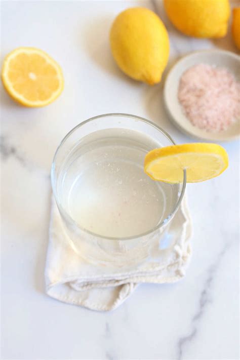 Lemon Salt Water (Benefits and Recipe) - Delightful Mom Food