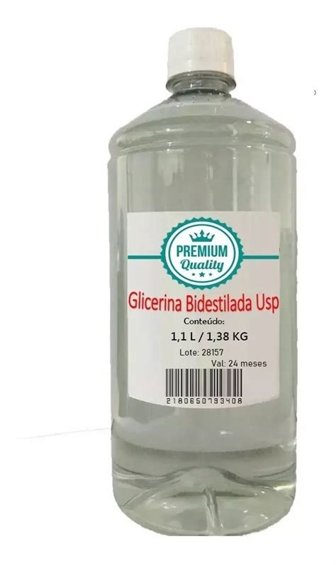 Glicerina Bi Destilada Vegetal Usp Synth 3000ml Laudonota Mebuscar Brasil