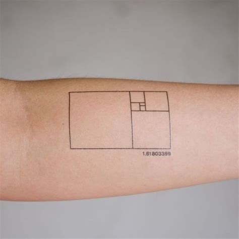 Golden Ratio Tattoo Idea