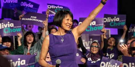 Olivia Chow Wins First Term As Toronto Mayor In Tight Race