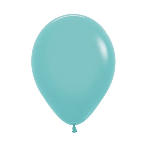 Globo Latex Sempertex Fashion Aquamarina R12 50 Piezas Perla S