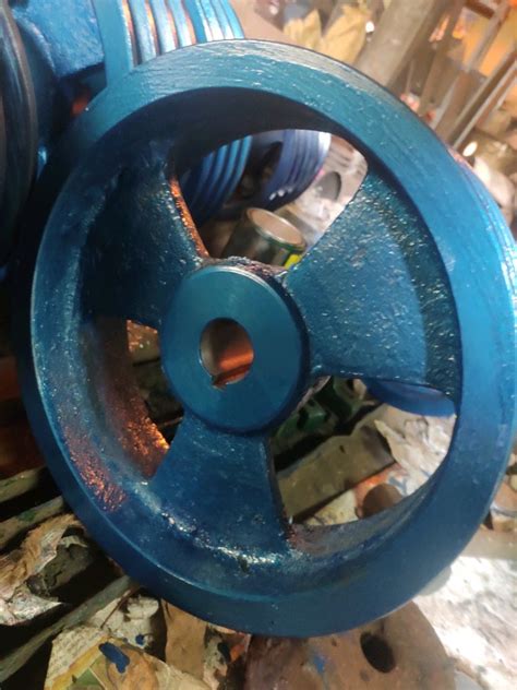 Manual 10 Inch Cast Iron Pulley C Belt Capacity 1 Ton At 1300