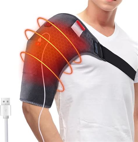 Comfheat Heated Shoulder Wrap USB Shoulder Heating Pads For Rotator