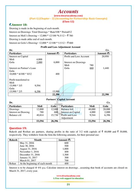 Ncert Solutions For Class 12 Accountancy Part 1 Chapter 2 2024 25