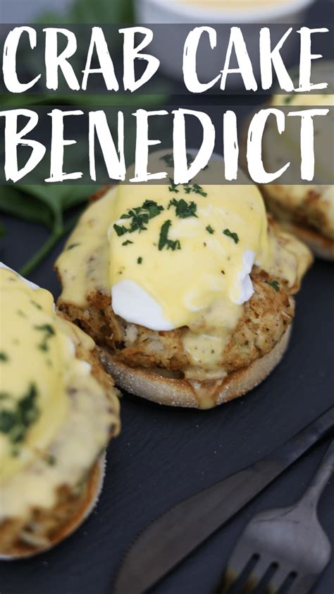 Crab Cake Benedict - Man Meets Oven