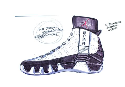 This Early Sketch Of The Air Jordan 9 Reveals Something Much Different ...