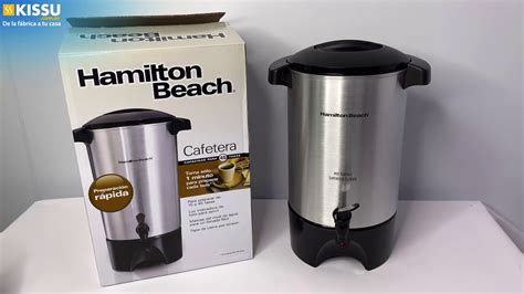 CAFETERA HAMILTON BEACH 45 TZ ACERO INOXIDABLE L 40515R YouTube