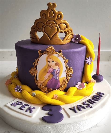 Rapunzel Birthday Cake Ideas Images Pictures