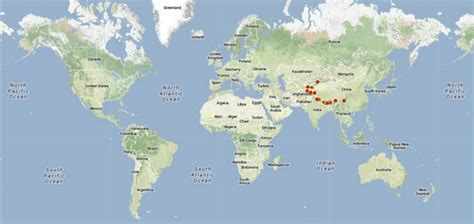 Map Of Tallest Mountains In The World | Draw A Topographic Map