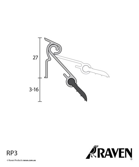 Automatic Door Bottom Seals RP3