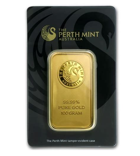 1 oz Perth Mint Gold Bar - Central Coast Bullion