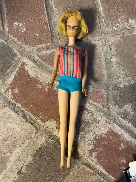 Vintage 1958 Barbie American Girl Doll - Etsy