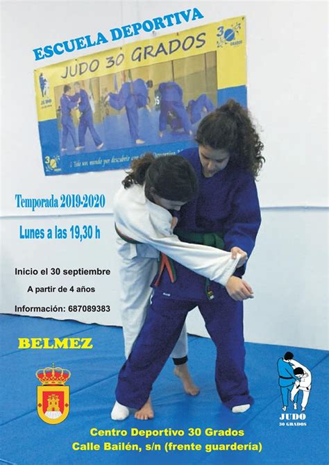 Club Deportivo Grados Inicio De La Escuela Deportiva De Judo En Belmez