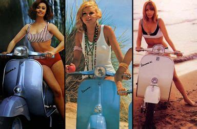 It's All About Vespa: Vintage Ads and Celebrities' Glamour on These Classic Scooters - Rare ...