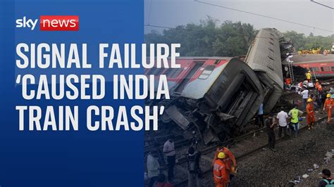 India Train Crash Likely Caused By Signal Failure Says Official The