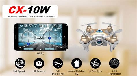 Cheerson Cx W Cx W Mini Wifi Fpv Mp Camera Led Quadcopter