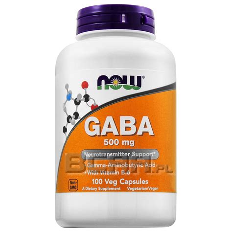 Gaba Mg Now Foods Kaps Sklep Bcaa Pl