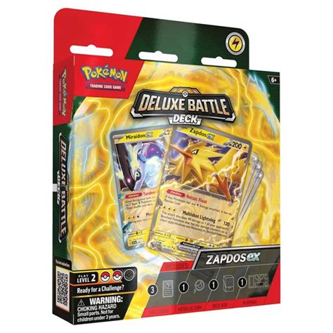 Pokemon Tcg Ninetales Zapdos Ex Deluxe Battle Deck Assorted