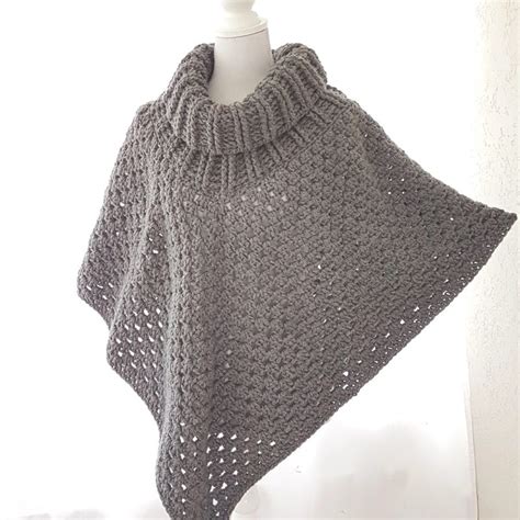 Poncho With Cowl Frisian Knitting