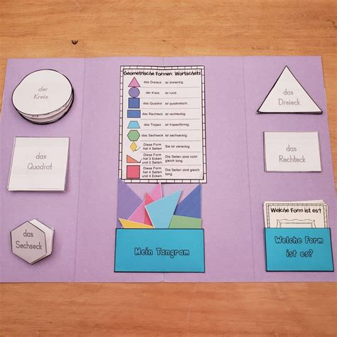 Geometrische Formen Lapbook Formen Zum Ausdrucken Geometrie Lernen