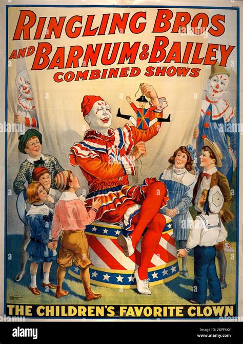 Ringling Bros And Barnum Bailey Combined Shows Circus Poster C