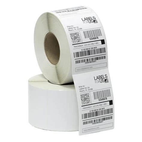 X Mm Direct Thermal Label Roll Labelkart Online Shopping Barcode