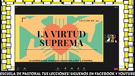 Leccion Primer Grado La Virtud Suprema Escuela De Pastoral