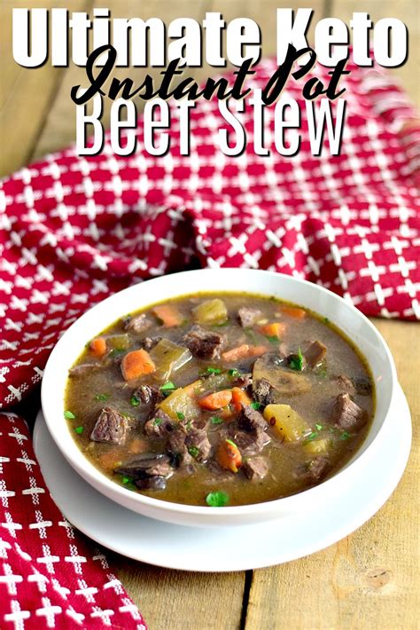 Keto Instant Pot Beef Stew Bobbi S Kozy Kitchen