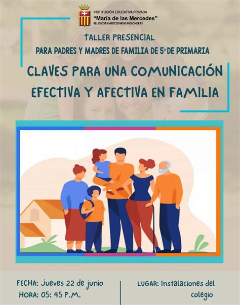 Taller Claves Para Una Comunicaci N Efectiva Y Afectiva En La Familia